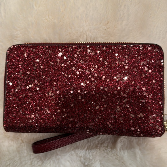 Coach sparkly wristlet - Picture 2 of 7
